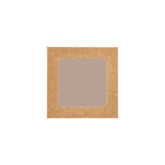 Kraft Square Salad Box with Window 250 Pieces - hotpackwebstore.com - Salad Boxes